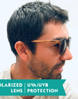 Wild Kiwi Wood Polarised Sunglasses for men and women