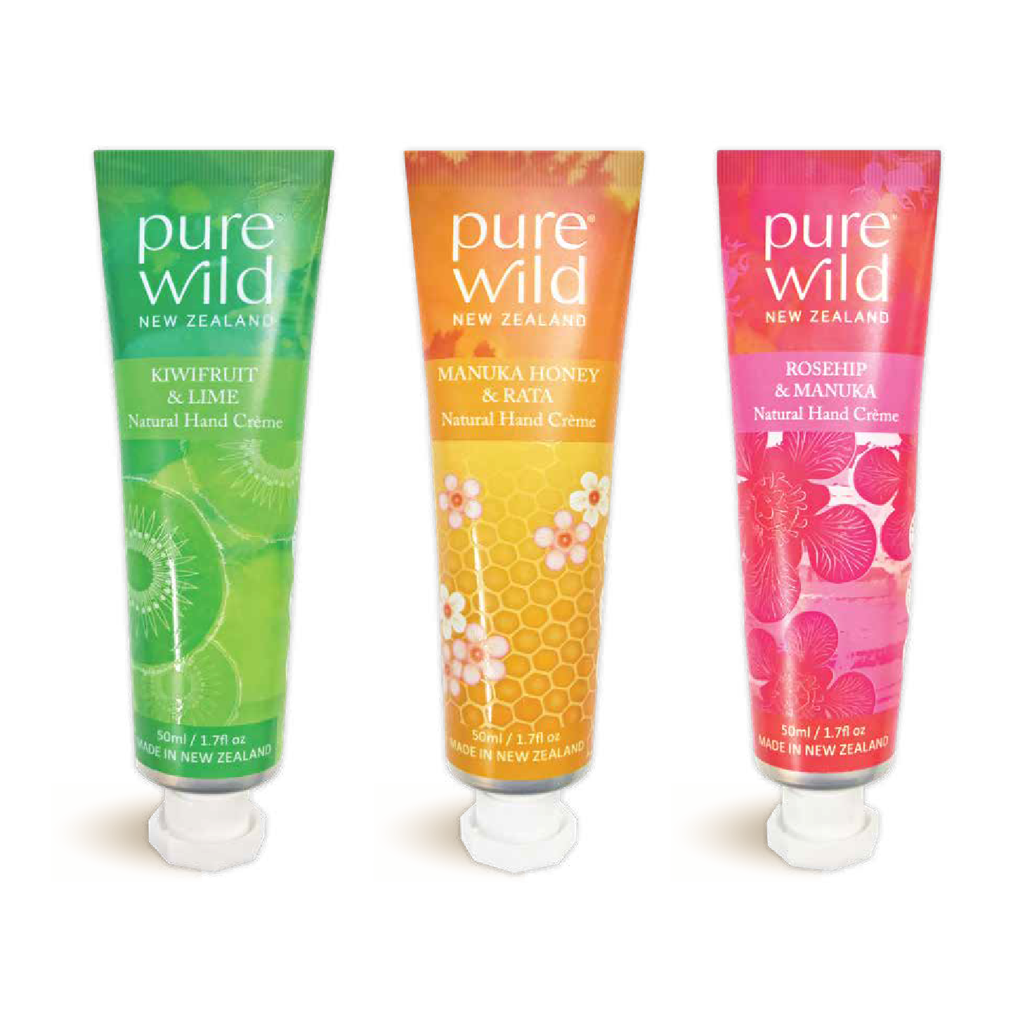 Pure Wild Natural Hand Cream gift pack. Made in New Zealand