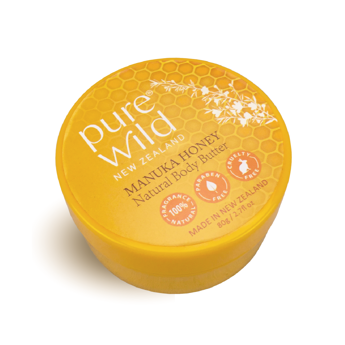 Pure Wild Manuka Honey Natural Body Butter.Made in New Zealand