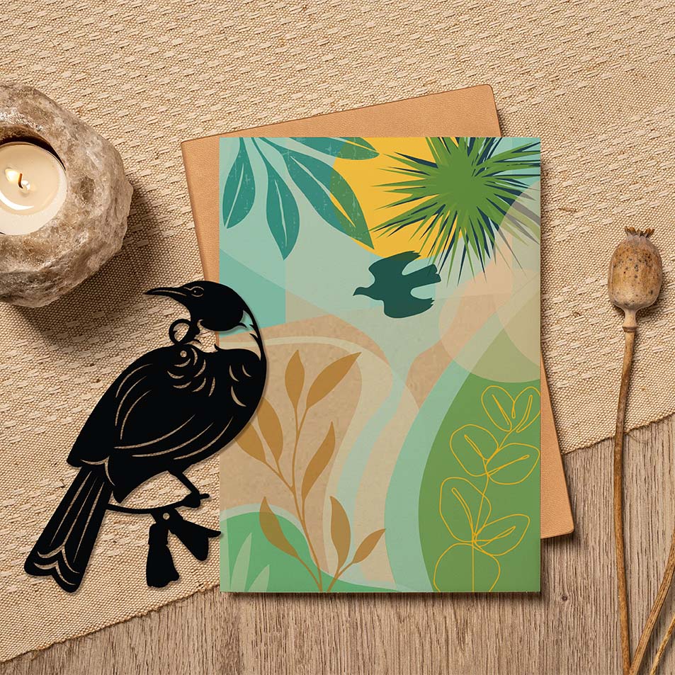 Tui Metal art gift card NZ inspired