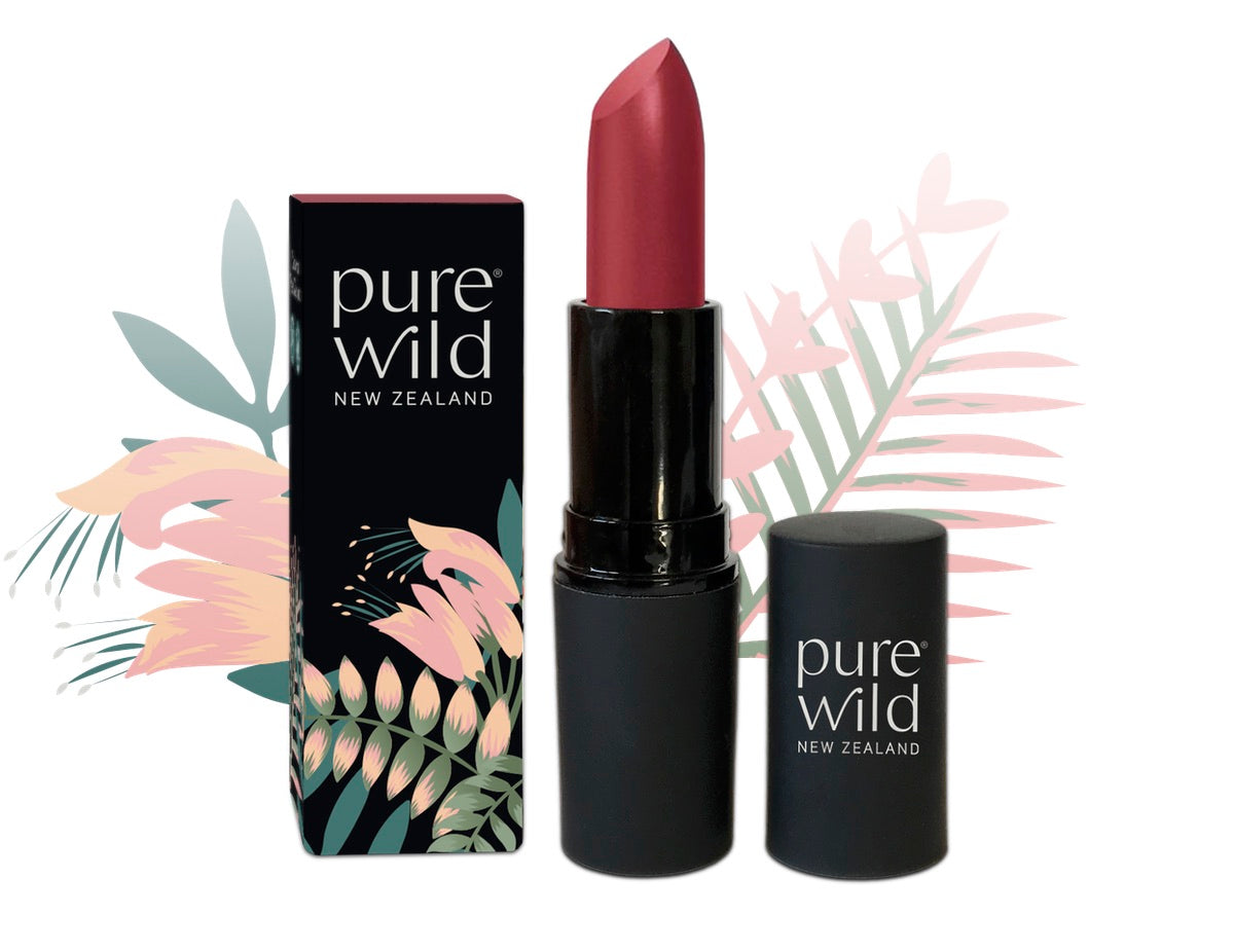Pure Wild Lipstick.Made in New Zealand from natural plant extracts.