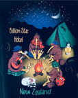 Childrens New Zealand T Shirt-Billion Star Hotel-100% Cotton