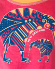 Childrens New Zealand T Shirt-Kiwi-100% Cotton