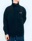 Mens Black Soft Shell Jacket-Wild Kiwi-Water Resistant and Windproof