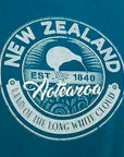 Mens New Zealand T Shirt-New Zealand Aotearoa-100% Cotton