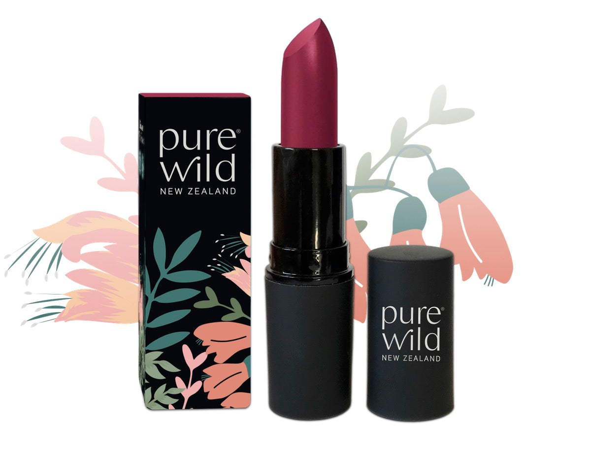 Pure Wild Lipstick.Made in New Zealand from natural plant extracts.