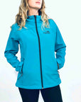 Womens Soft Shell Jacket-Wild Kiwi-Water Resistant and Windproof