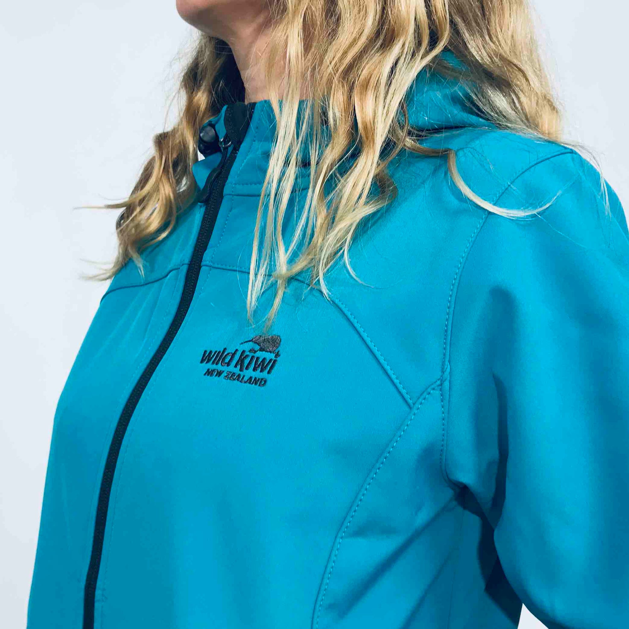 Womens Soft Shell Jacket-Wild Kiwi-Water Resistant and Windproof