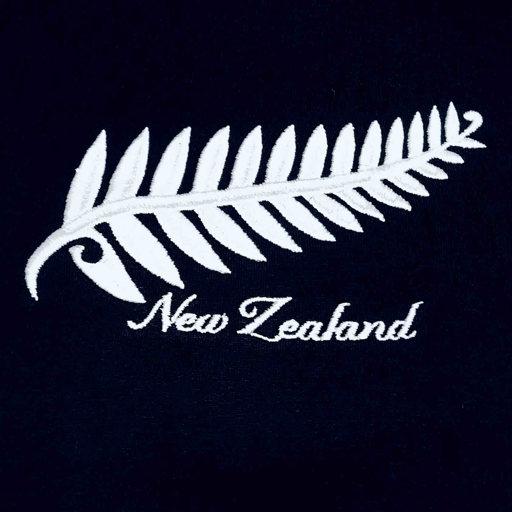 Womens New Zealand T Shirt-Siver Fern-100% Cotton