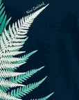 Womens New Zealand T Shirt-Silver Fern-100% Cotton