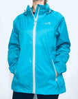 Womens Rain Jacket-Wild Kiwi-Water Resistant and Windproof
