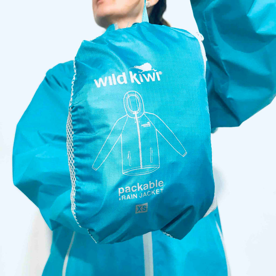 Womens Rain Jacket-Wild Kiwi-Water Resistant and Windproof
