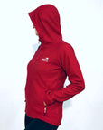 Womens Micro Fleece Hoodie-Wild Kiwi-Lightweight