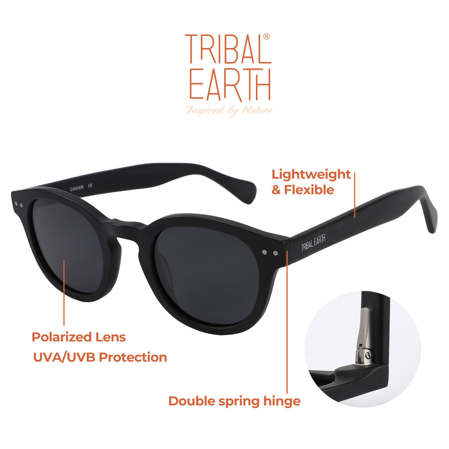Polarised Sunglasses for Men and Women - Caviar