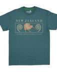 Mens New Zealand T Shirt - Kiwi and Koru