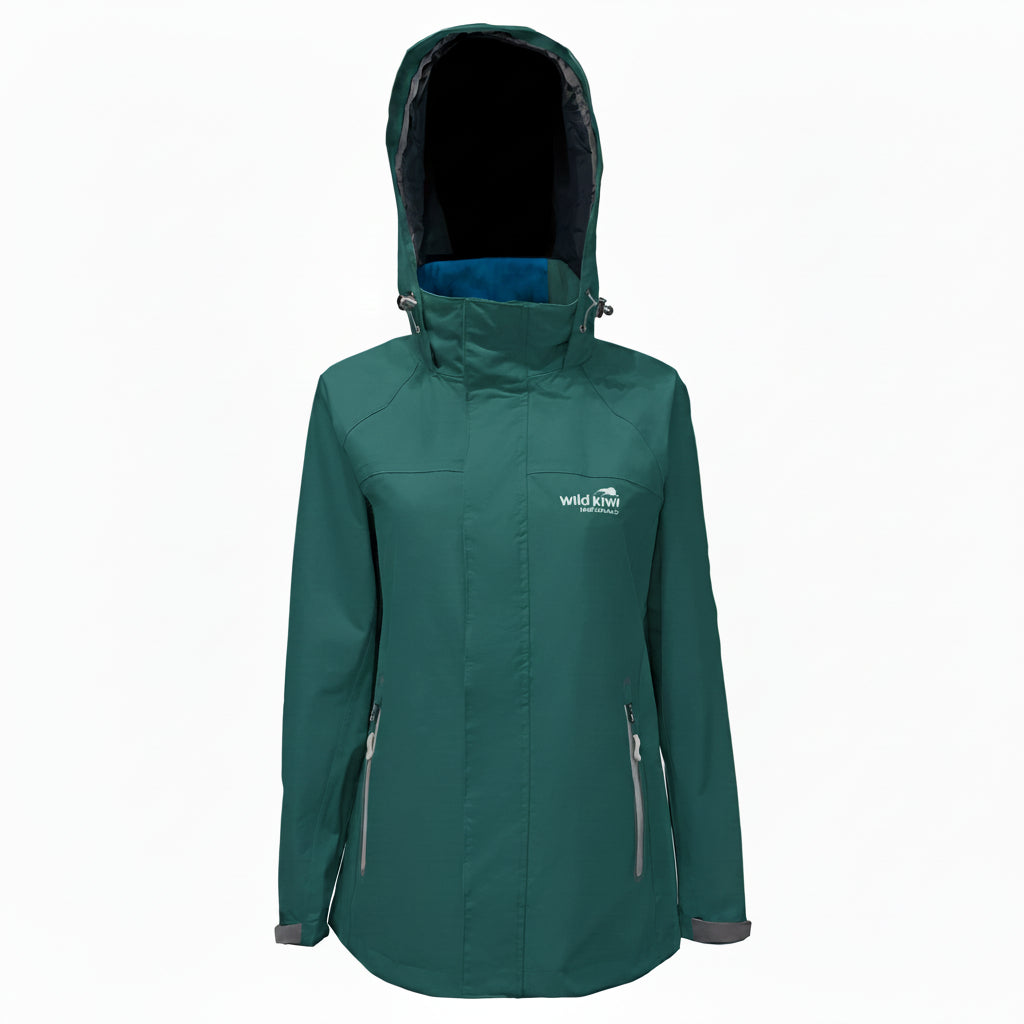 Womens Rain Jacket - Wild Kiwi