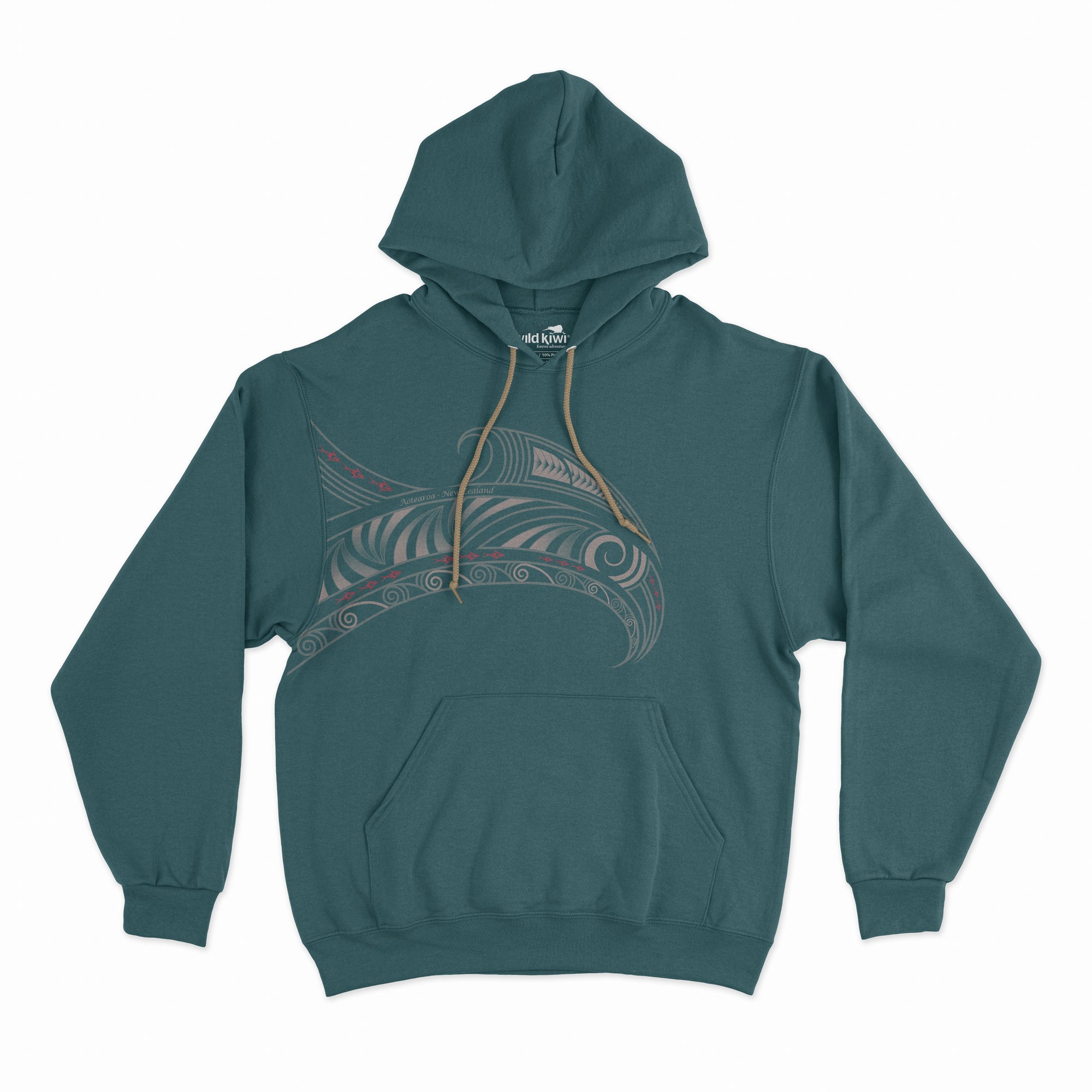 Mens New Zealand Hoodie - Mako Sweatshirt Hoodie Mens New Zealand Hoodie - Mako Sweatshirt Hoodie
