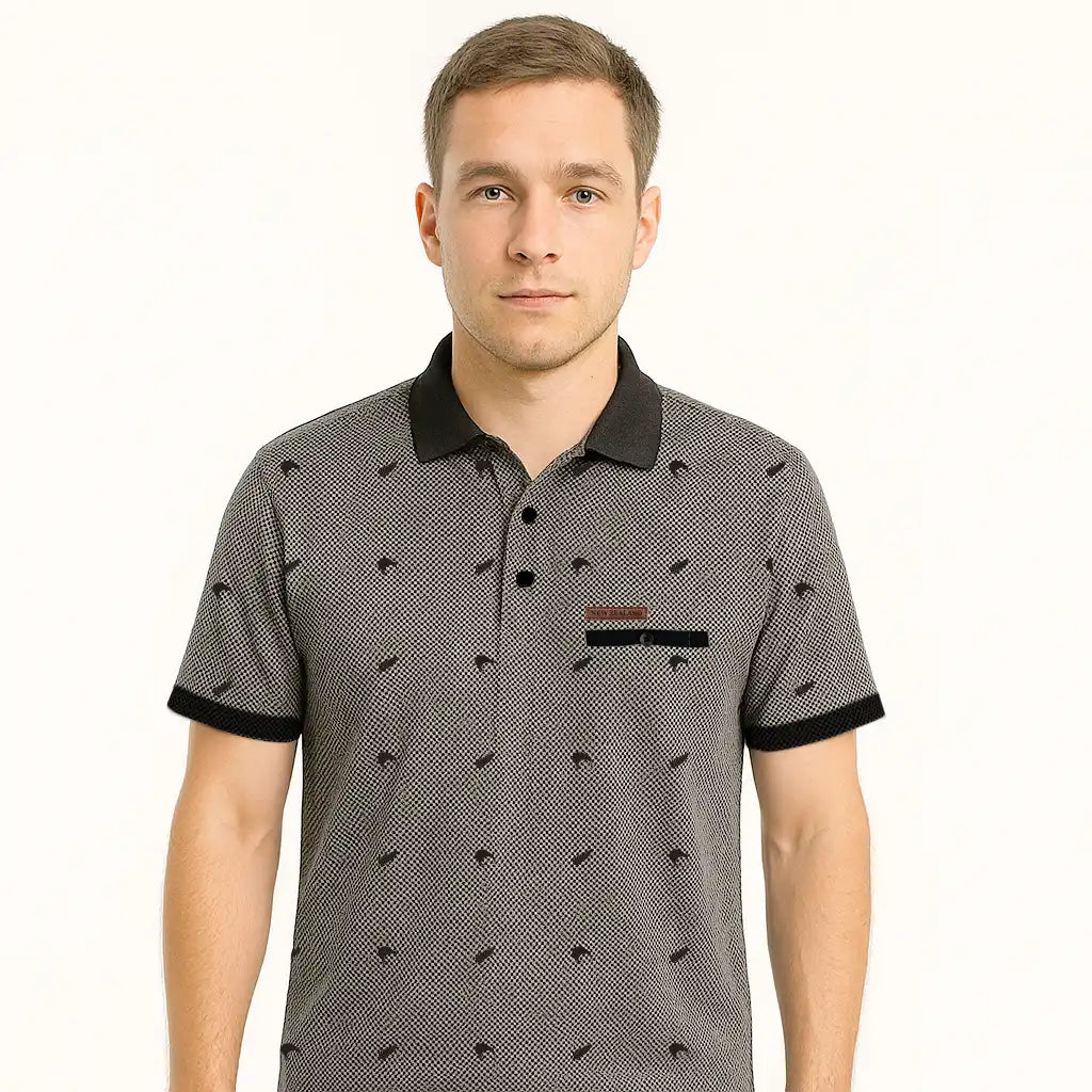 Mens New Zealand Polo Shirt - Ferns and Kiwi