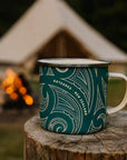 Wild Kiwi Stainless Steel Mug - Kowhaiwhai