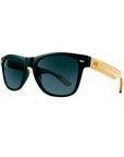 Bamboo Sunglasses Polarised for Men and Women - Black