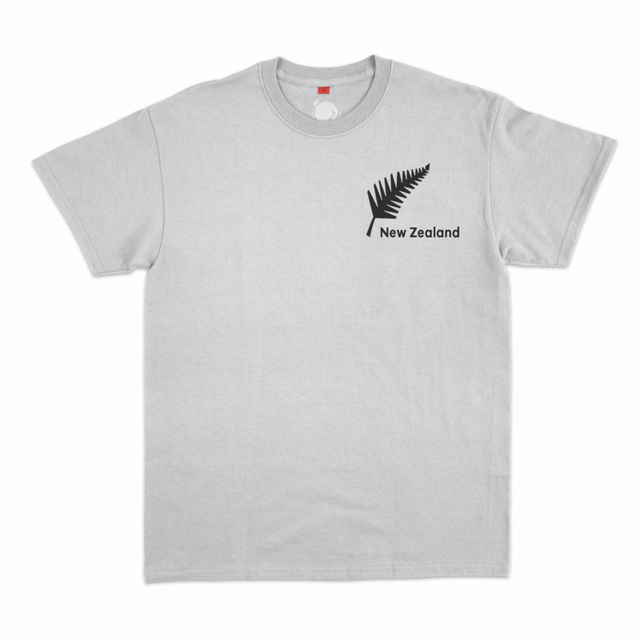Mens New Zealand T Shirt - Silver Fern