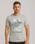 Mens New Zealand T Shirt - Kiwi Sunglasses