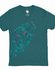 Womens New Zealand T Shirt - Filigree Kiwi