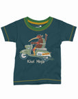 Childrens New Zealand T Shirt - Kiwi Ninja