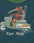 Childrens New Zealand T Shirt - Kiwi Ninja