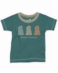 Childrens New Zealand T Shirt - 3 Tikis