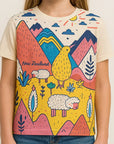 Childrens New Zealand T Shirt - Sheep Kiwi