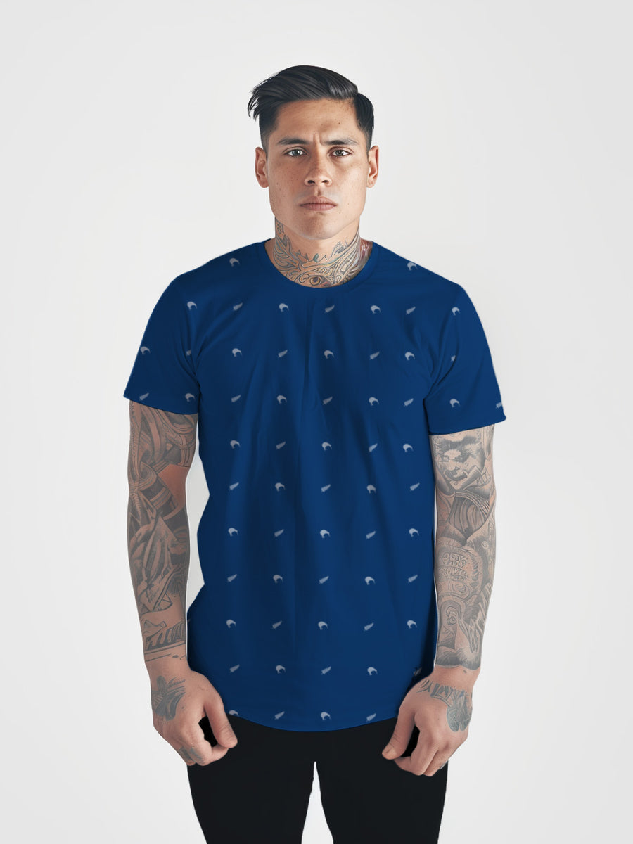 Mens New Zealand T Shirt - Kiwi and Ferns