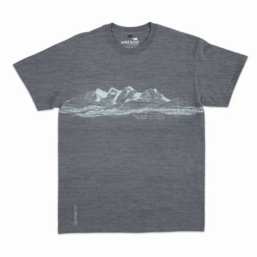 Mens Active Fit Nz T Shirt - Forever Adventure