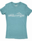 Womens Active Fit NZ T Shirt - Mountains