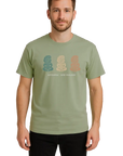 Mens New Zealand T Shirt - 3 Tikis