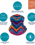 Tribal Earth Multi Scarf provides sun, dust and wind protection