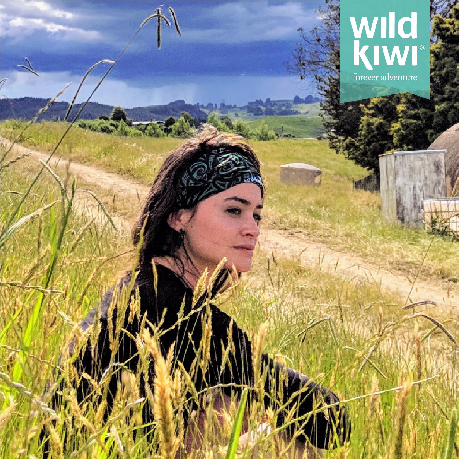 Wild Kiwi Multi Scarf provides sun, dust and wind protection