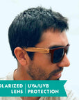 Wild Kiwi Wood Sunglasses Polarised for men and women