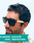 Wild Kiwi Bamboo Polarised Sunglasses for Men and Women