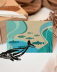 Whale Metal art gift card NZ inspired