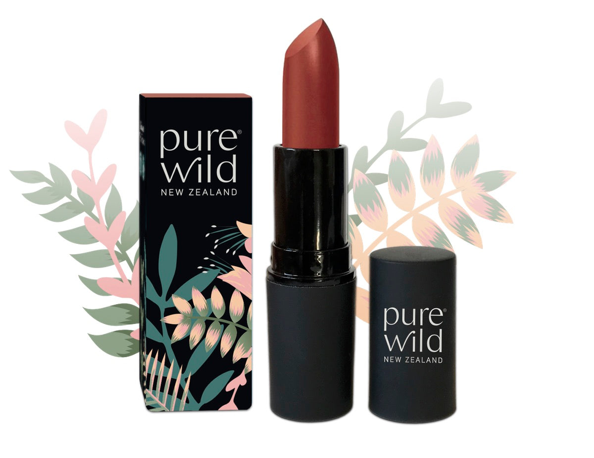 Pure Wild Lipstick.Made in New Zealand from natural plant extracts.