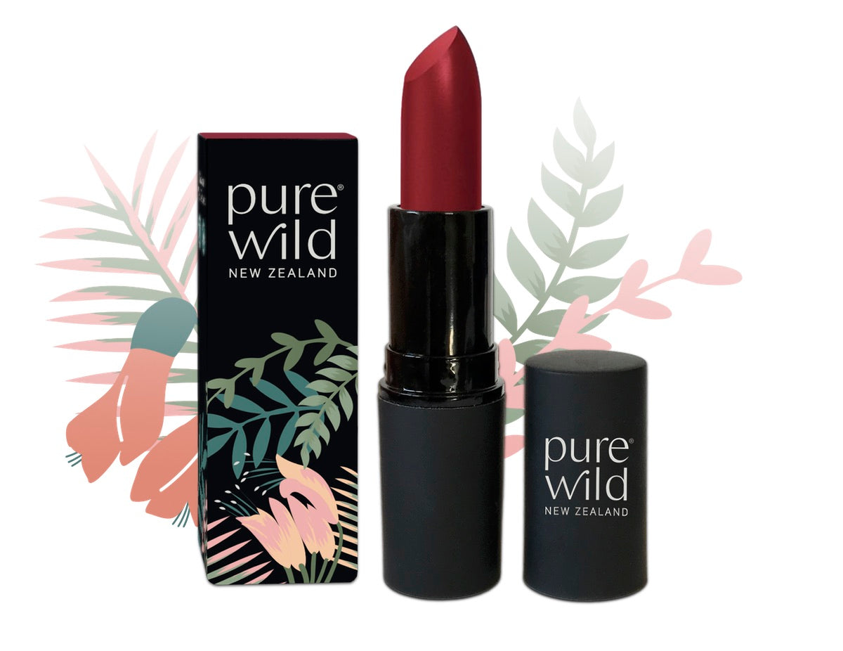 Pure Wild Lipstick.Made in New Zealand from natural plant extracts.