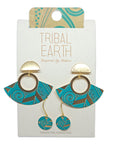 Tribal Earth Earring Set with Ear Studs-Koru-Stainless Steel