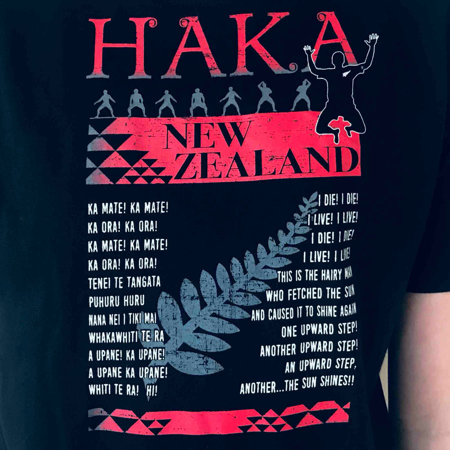 Childrens Maori T Shirt-Haka-100% Cotton