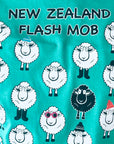 Childrens New Zealand T Shirt-Sheep Flash Mob-100% Cotton