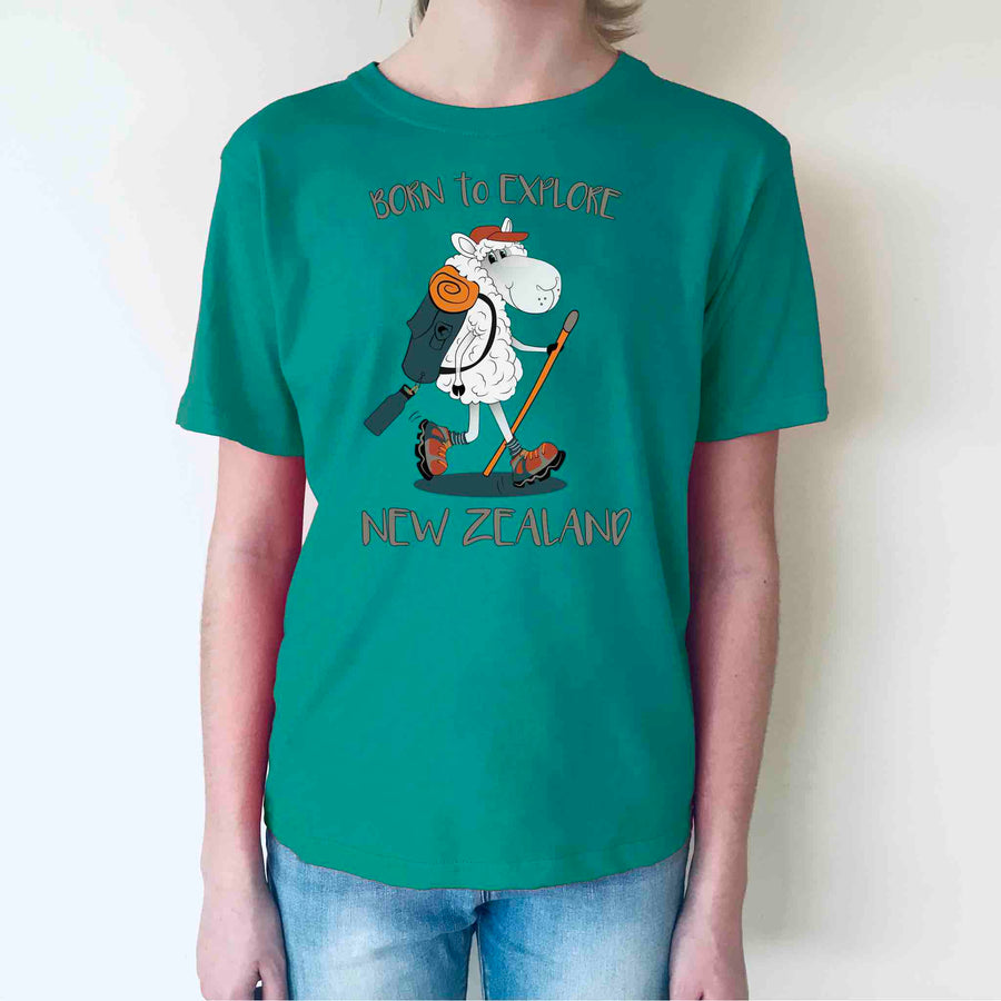 Childrens New T Shirt - Born To Explore