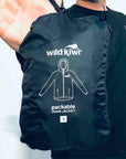 Mens Packable Rain Jacket-Wild Kiwi-Water Resistant and Windproof