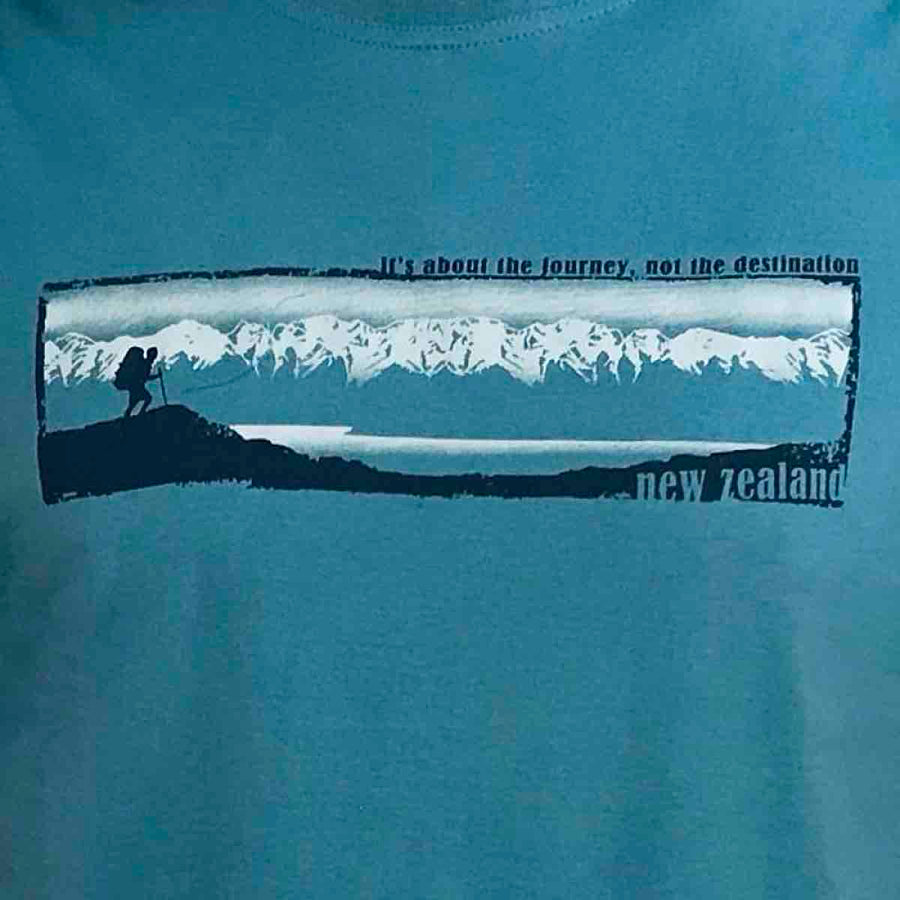 Mens New Zealand T Shirt-The Journey-100% Cotton