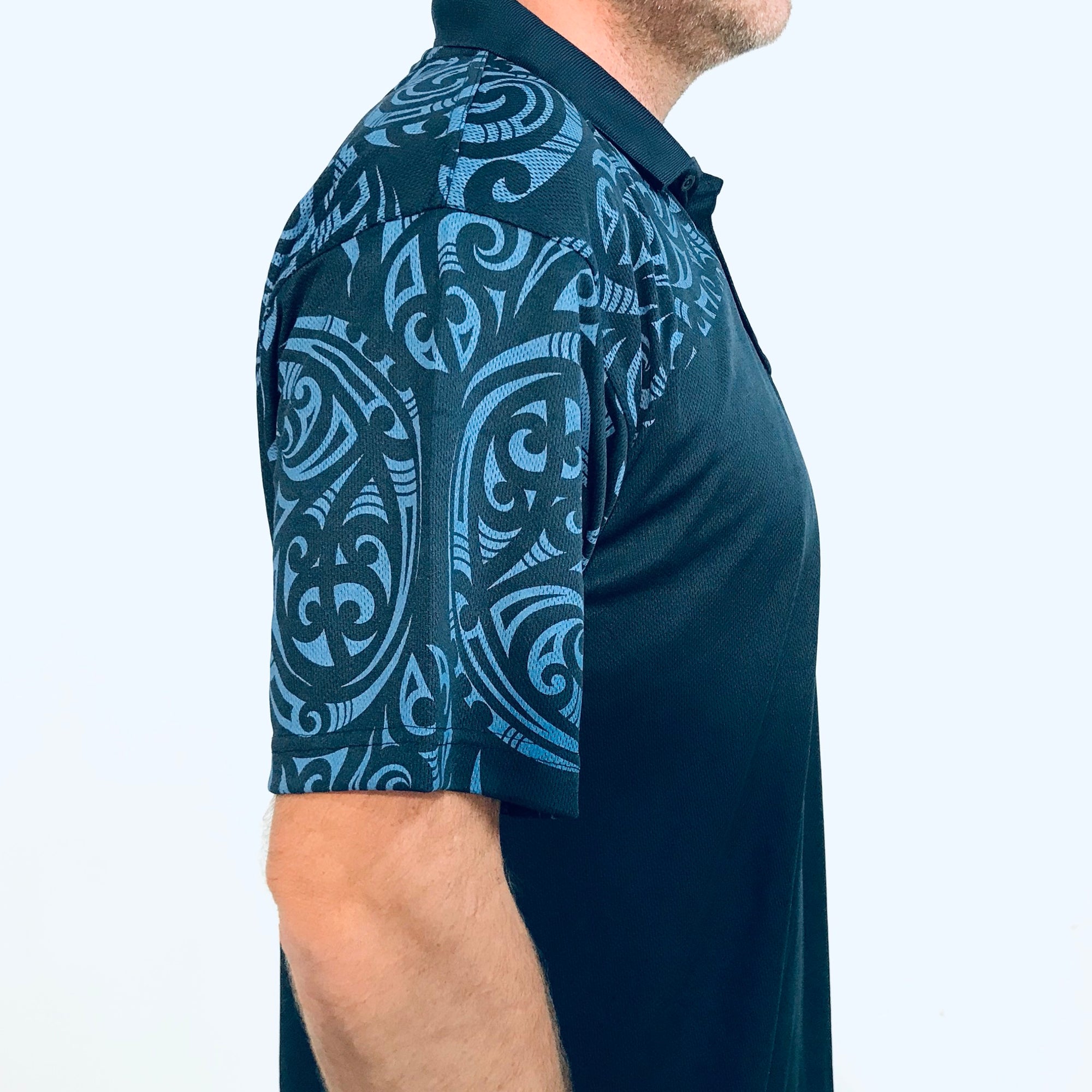 Mens Maori Polo Shirt-Active Wear