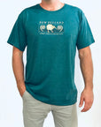 Mens New Zealand T Shirt-Kiwi and Koru-100% Cotton